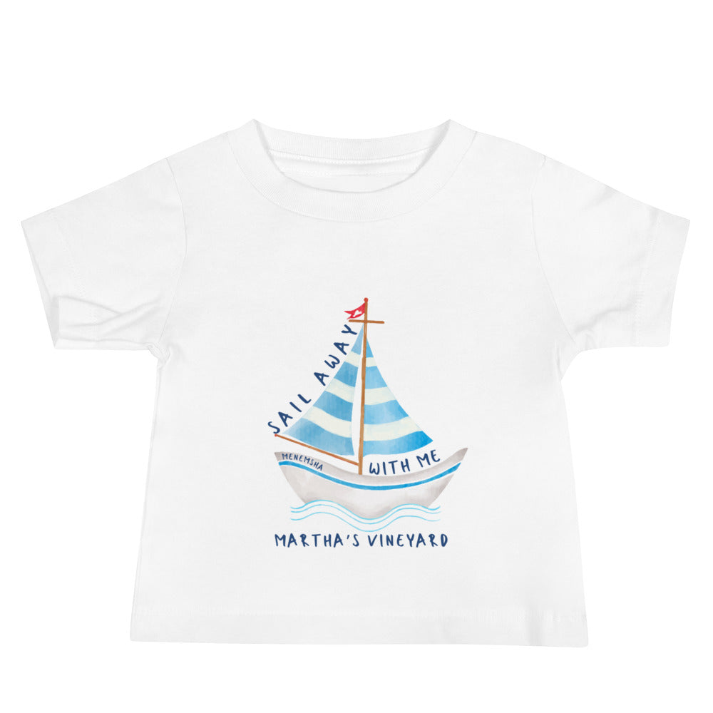 Sail Away With Me, Martha's Vineyard Toddler Tee