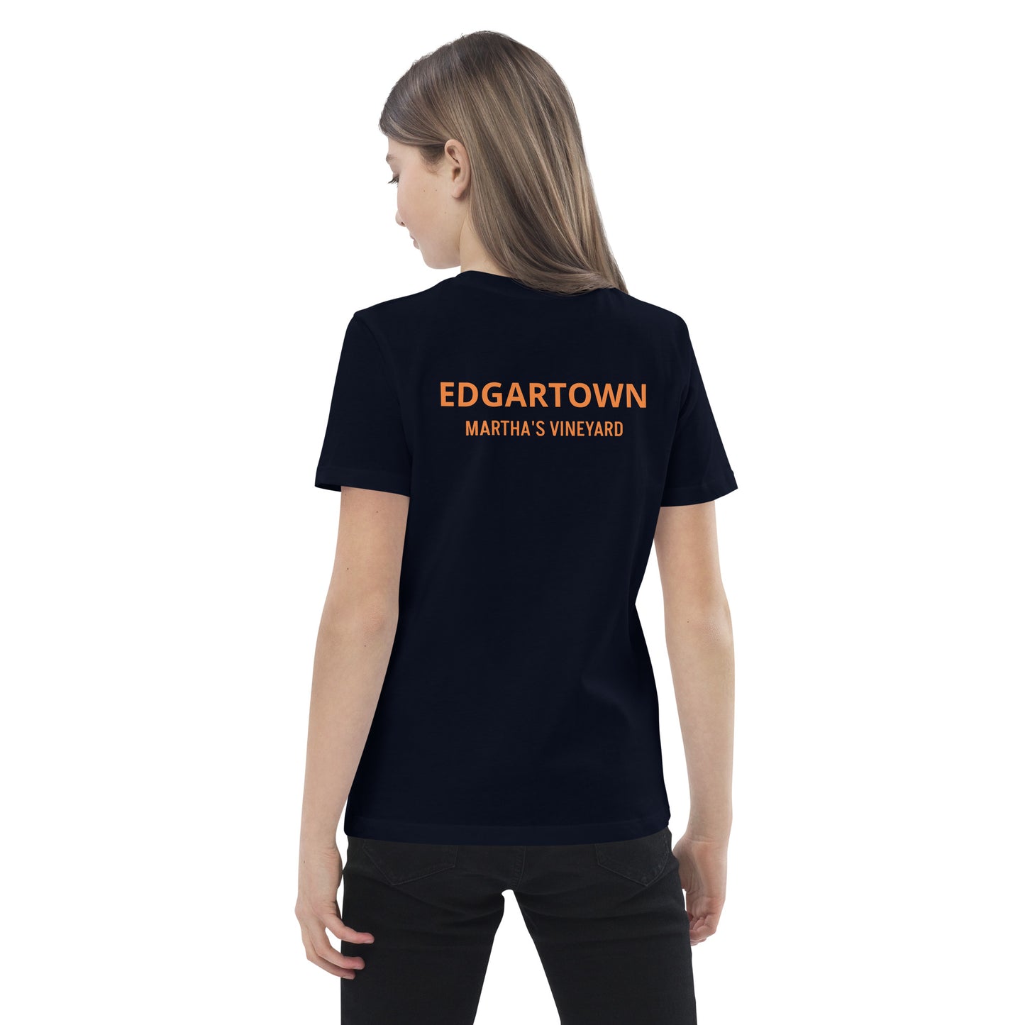 Edgartown Longitude Latitude Organic Kids t-shirt