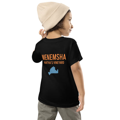 Menemsha Latitude and Longitude Toddler Tee