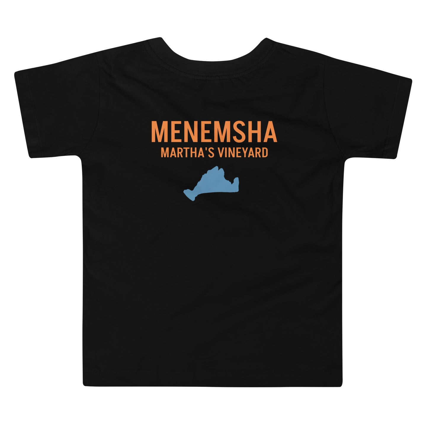 Menemsha Latitude and Longitude Toddler Tee