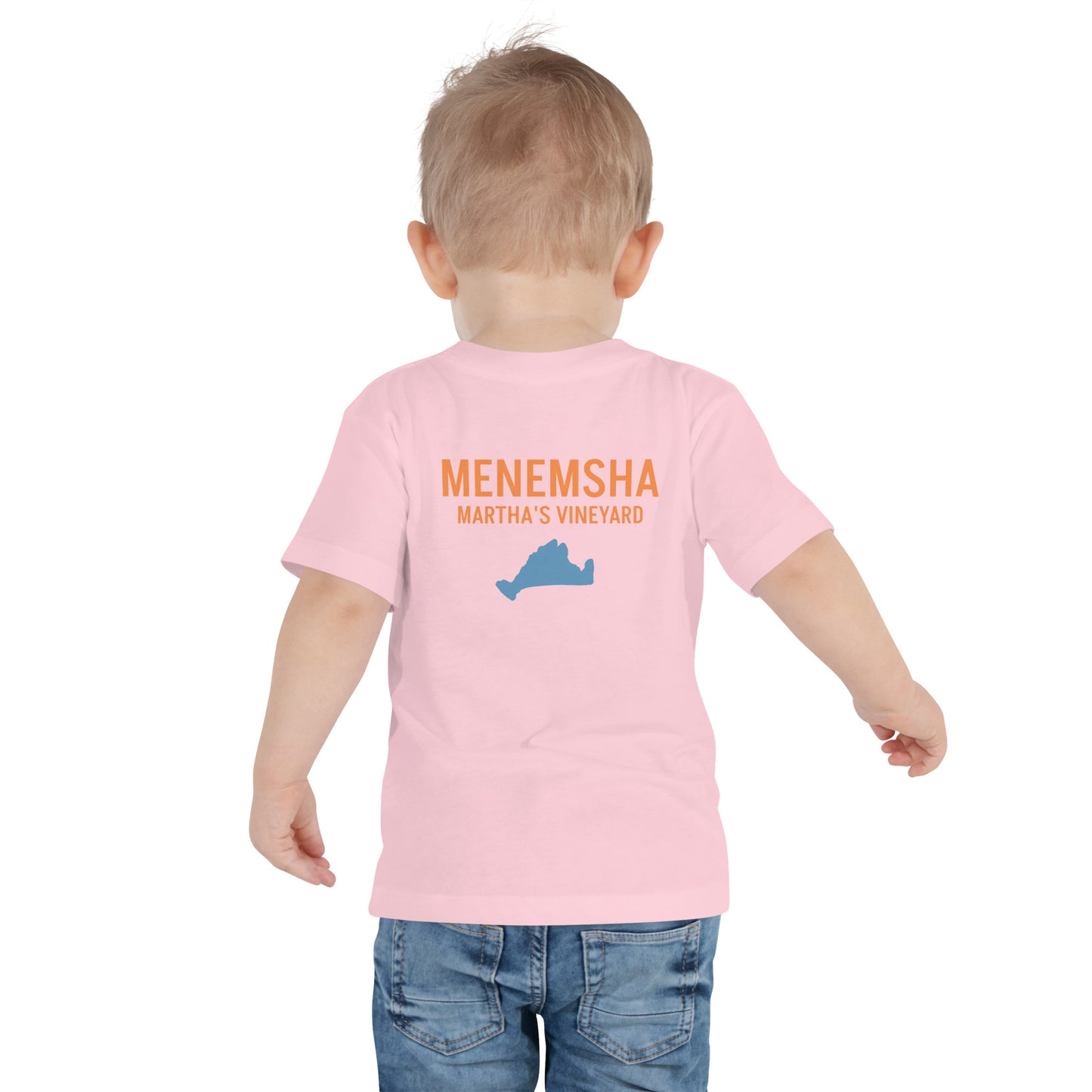 Menemsha Latitude and Longitude Toddler Tee