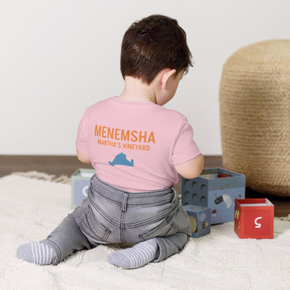 Menemsha Latitude and Longitude Toddler Tee