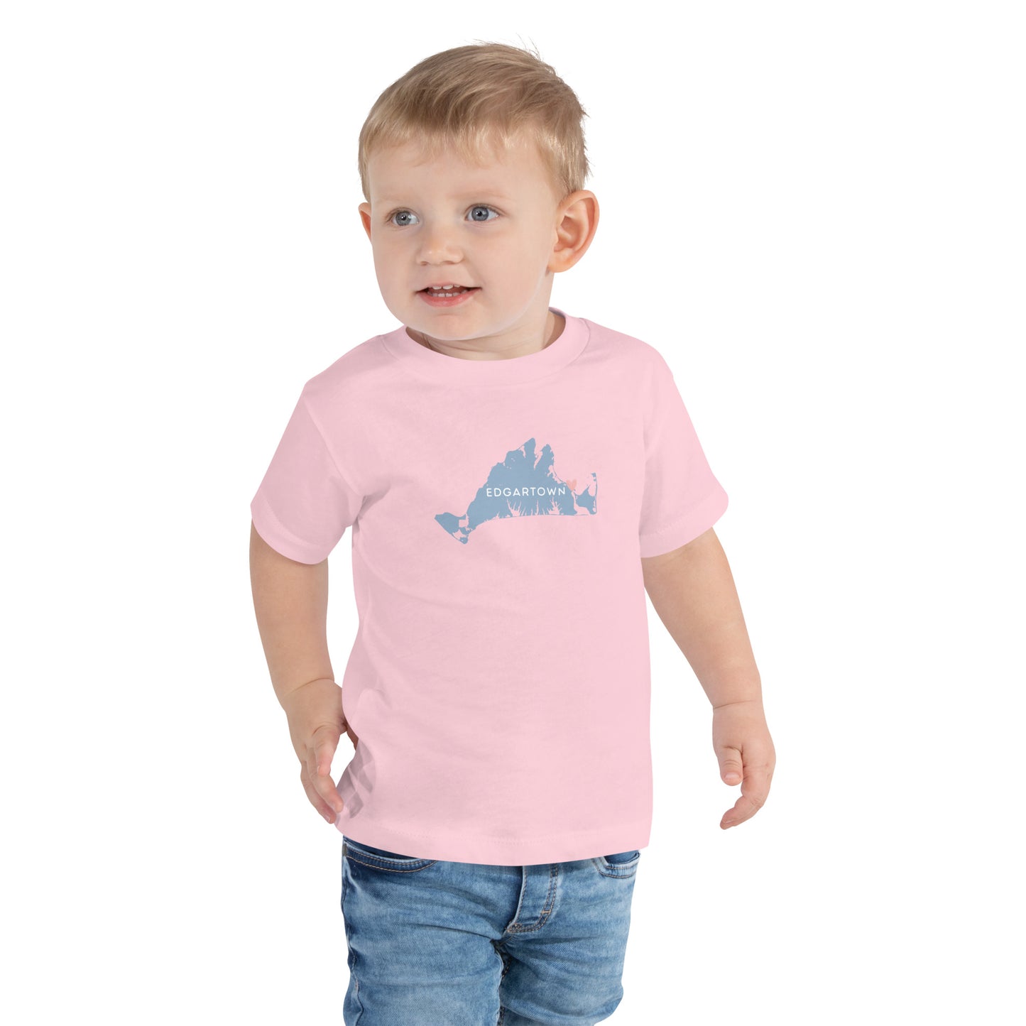 Edgartown Love (Blue) Toddler Short Sleeve Tee