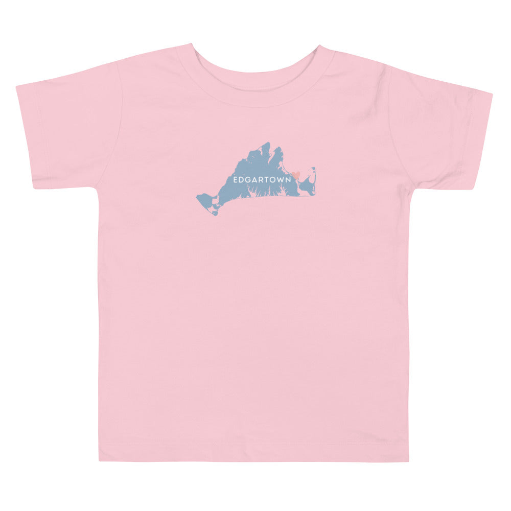 Edgartown Love (Blue) Toddler Short Sleeve Tee