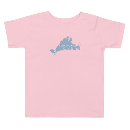 Edgartown Love (Blue) Toddler Short Sleeve Tee