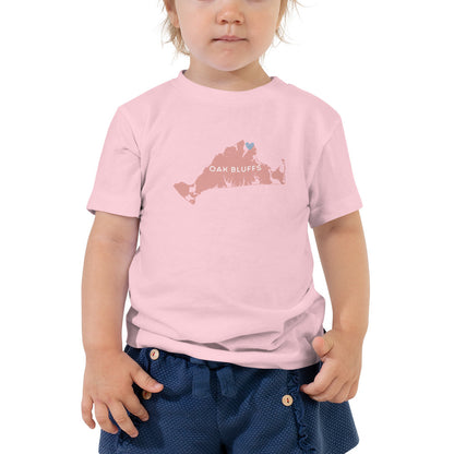 Oak Bluffs (Pink) Toddler Short Sleeve Tee