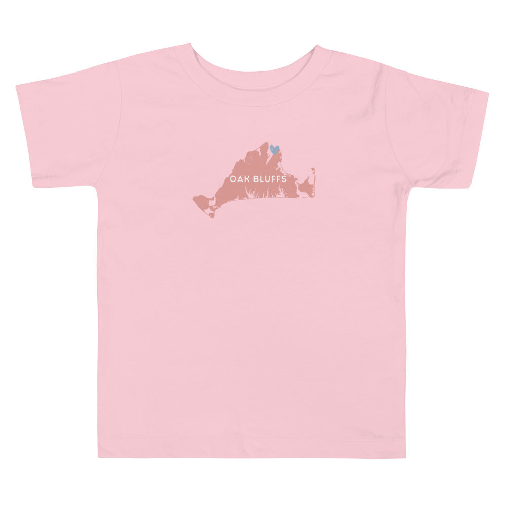 Oak Bluffs (Pink) Toddler Short Sleeve Tee