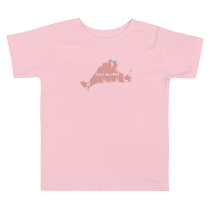 Oak Bluffs (Pink) Toddler Short Sleeve Tee