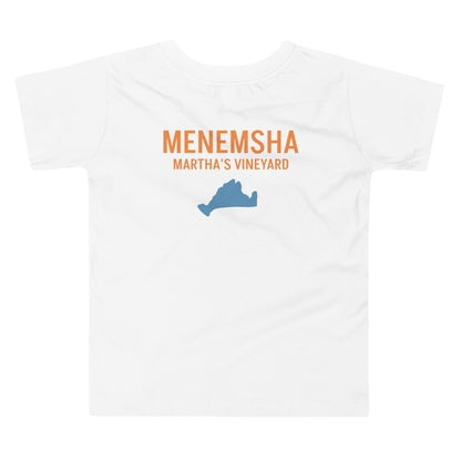 Menemsha Latitude and Longitude Toddler Tee