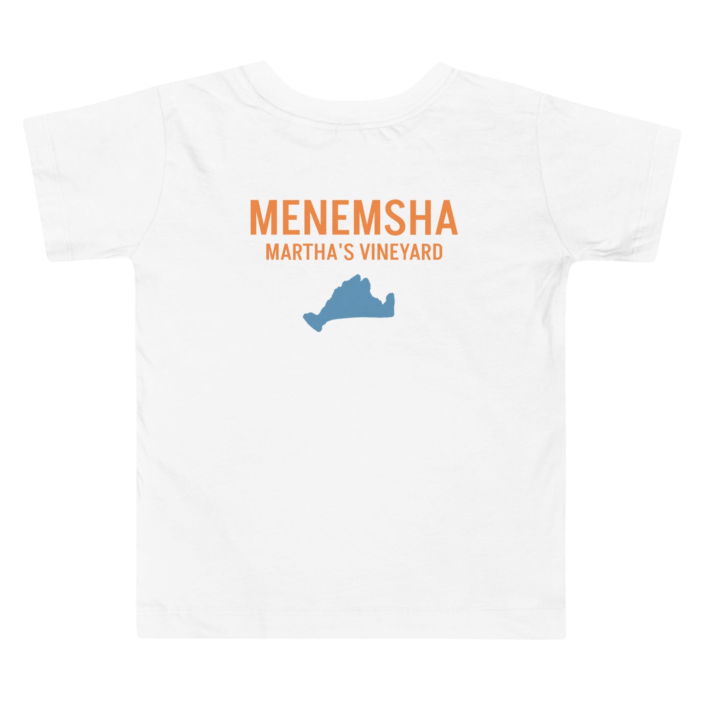 Menemsha Latitude and Longitude Toddler Tee