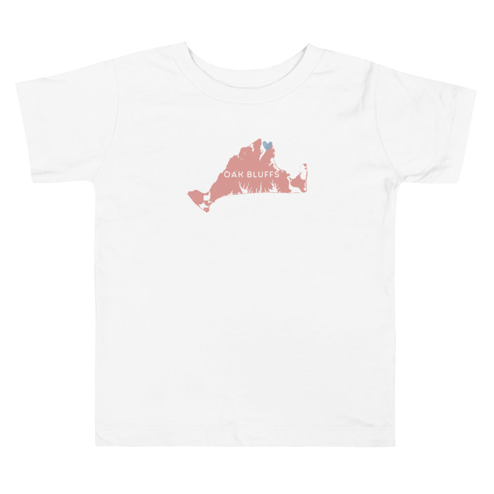 Oak Bluffs (Pink) Toddler Short Sleeve Tee