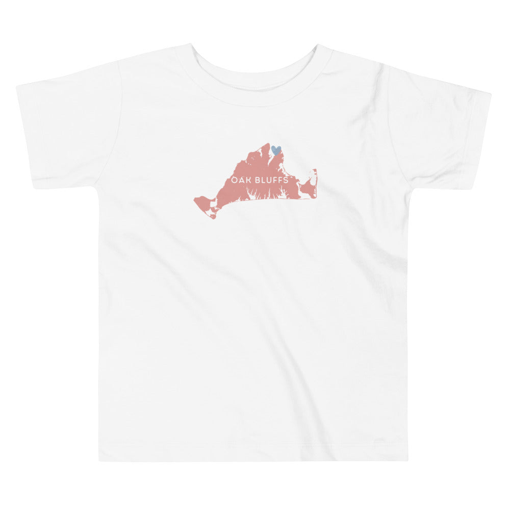 Oak Bluffs (Pink) Toddler Short Sleeve Tee