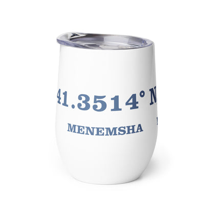 Menemsha Long and Lat Wine tumbler