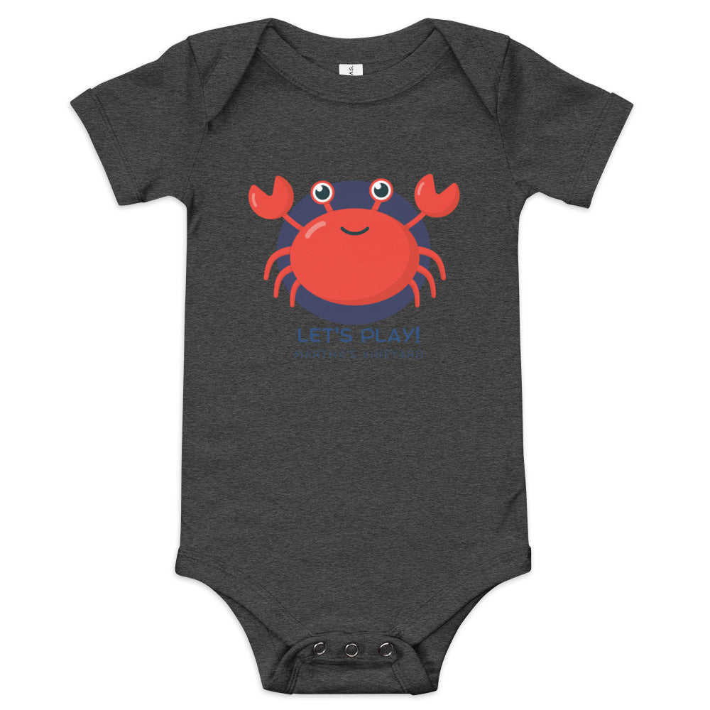 Crab Lets Play Baby short sleeve one piece