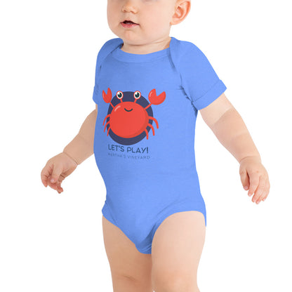 Crab Lets Play Baby short sleeve one piece