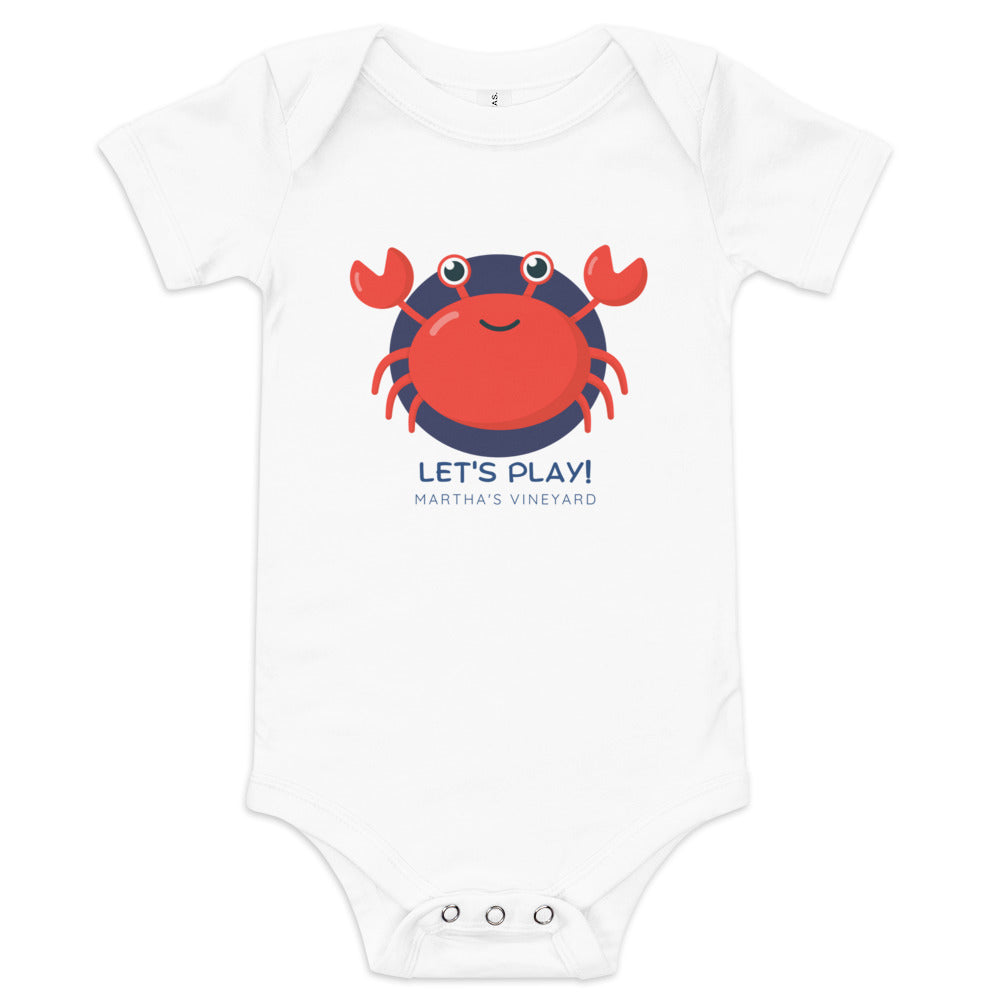 Crab Lets Play Baby short sleeve one piece