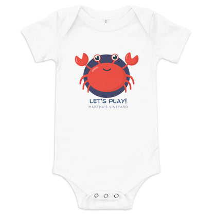 Crab Lets Play Baby short sleeve one piece