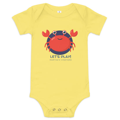 Crab Lets Play Baby short sleeve one piece