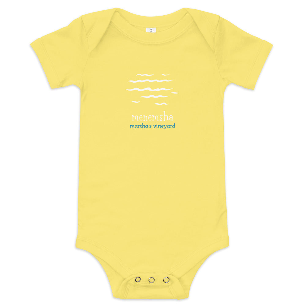 Menemsha Waves  Onesie