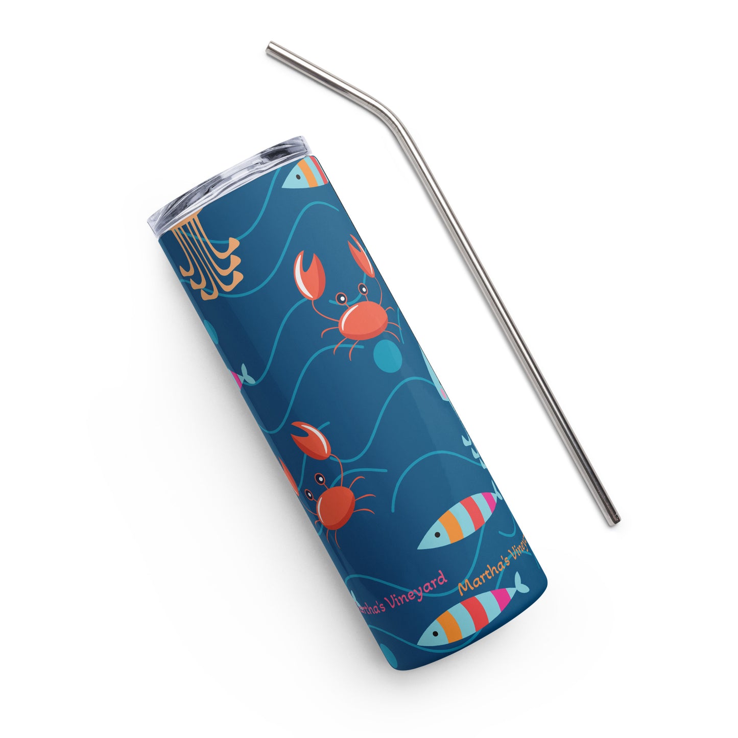 Sea Creatures Stainless Steel Tumbler