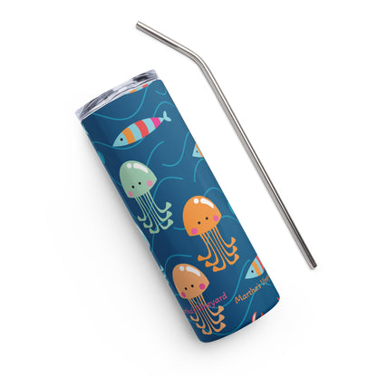 Sea Creatures Stainless Steel Tumbler