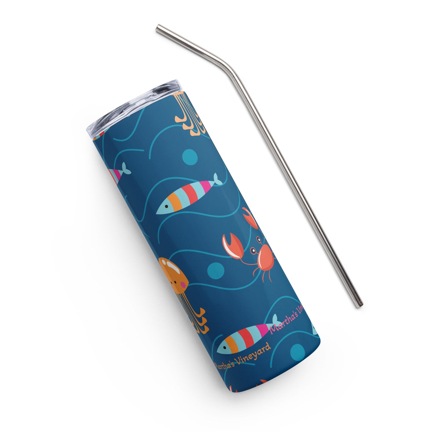 Sea Creatures Stainless Steel Tumbler