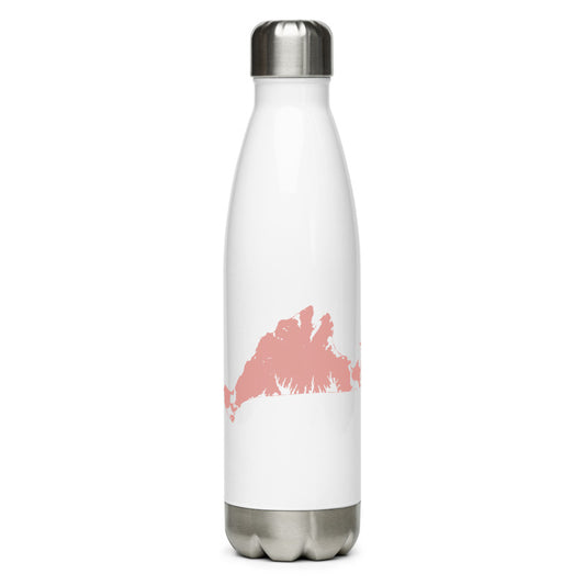 Pink Island Stainless Steel Water Bottle