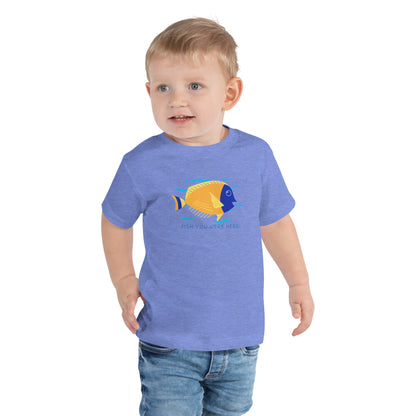 Fish You Were Here MV Toddler Short Sleeve Tee