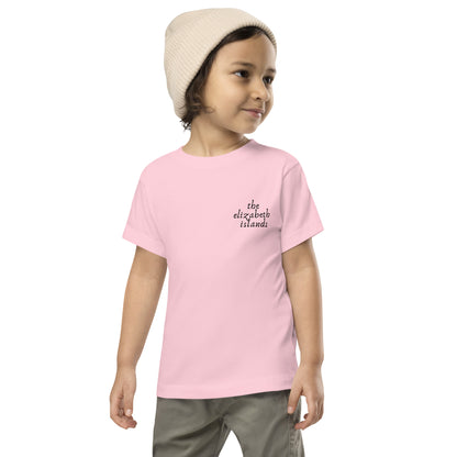 Elizabeth Islands Historic Map Toddler Short Sleeve Tee