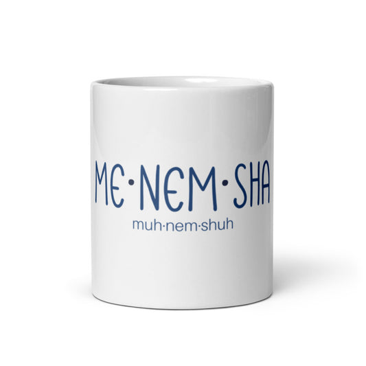 Menemsha White glossy mug