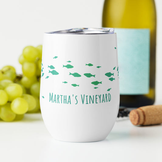 Fishy Wine tumbler