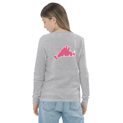 Chappaquiddick (pink) Youth long sleeve tee