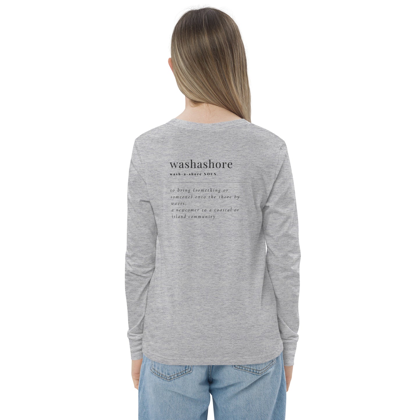 Washashore Youth long sleeve tee