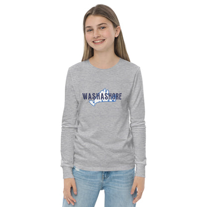 Washashore Youth long sleeve tee