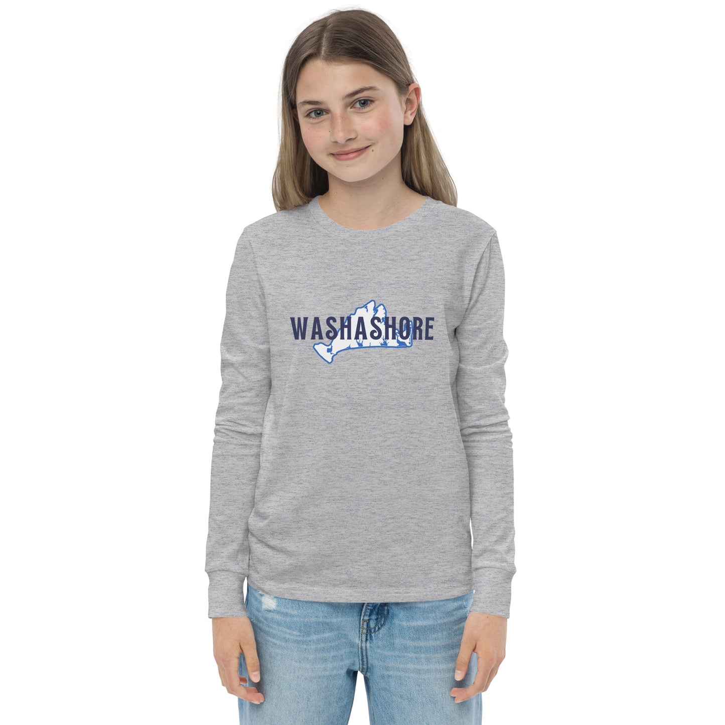 Washashore Youth long sleeve tee