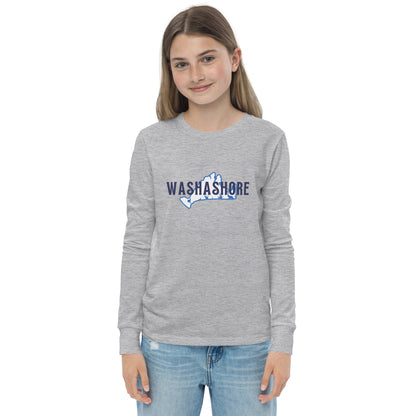 Washashore Youth long sleeve tee