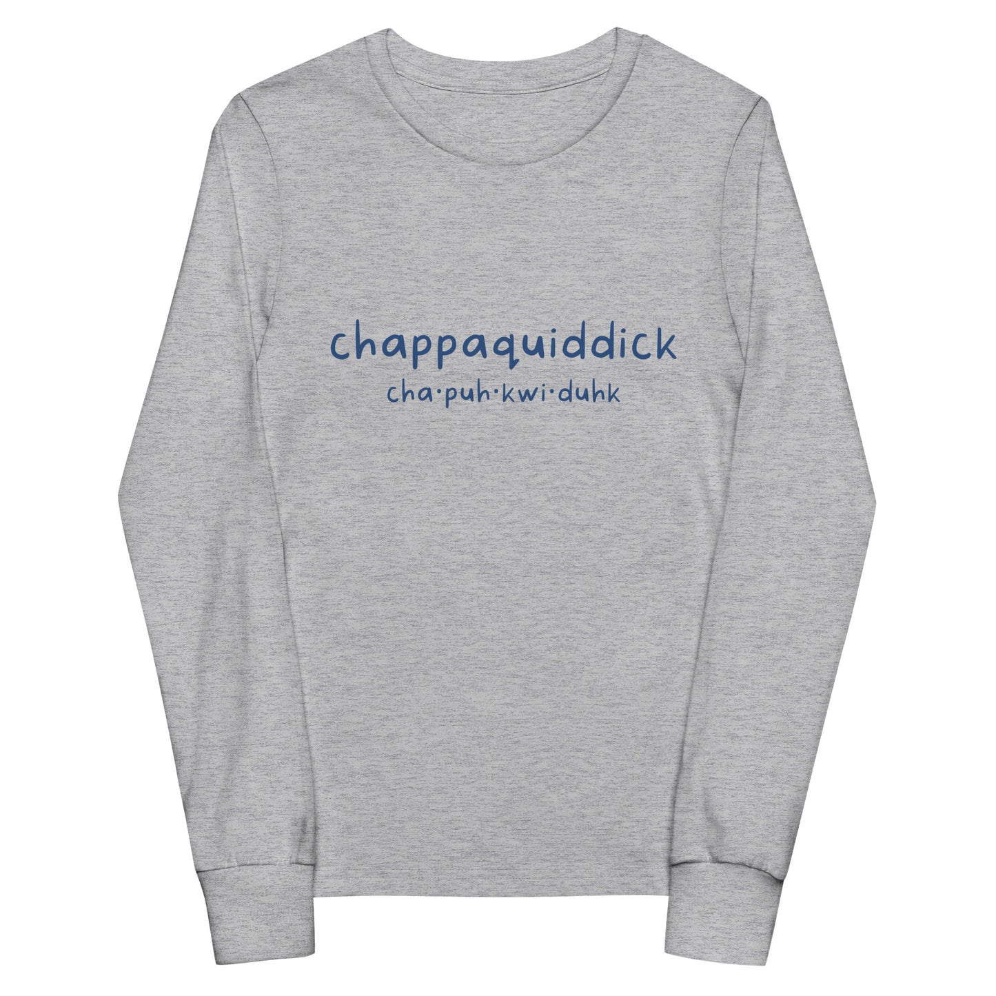 Chappaquiddick (blue) Youth long sleeve tee