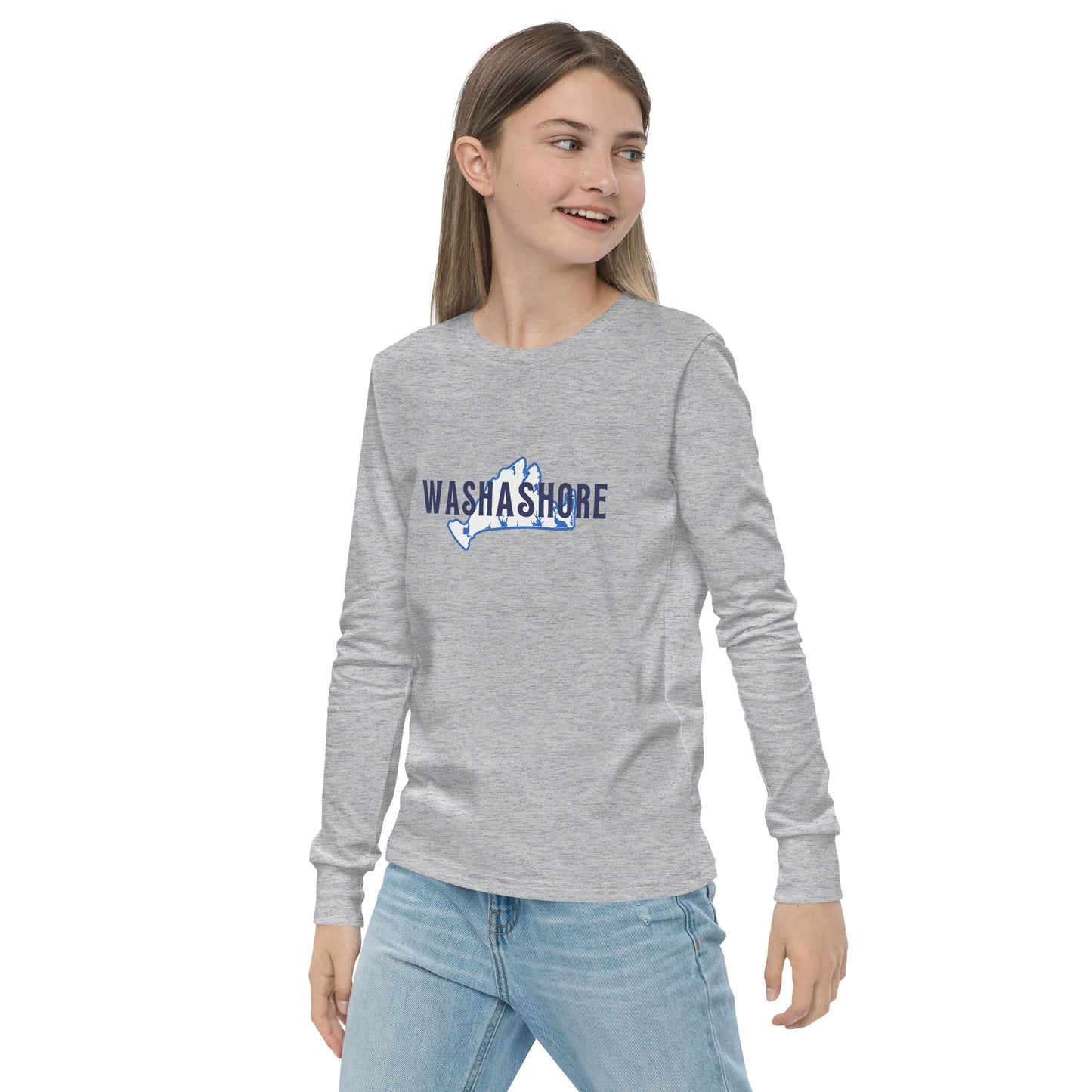 Washashore Youth long sleeve tee