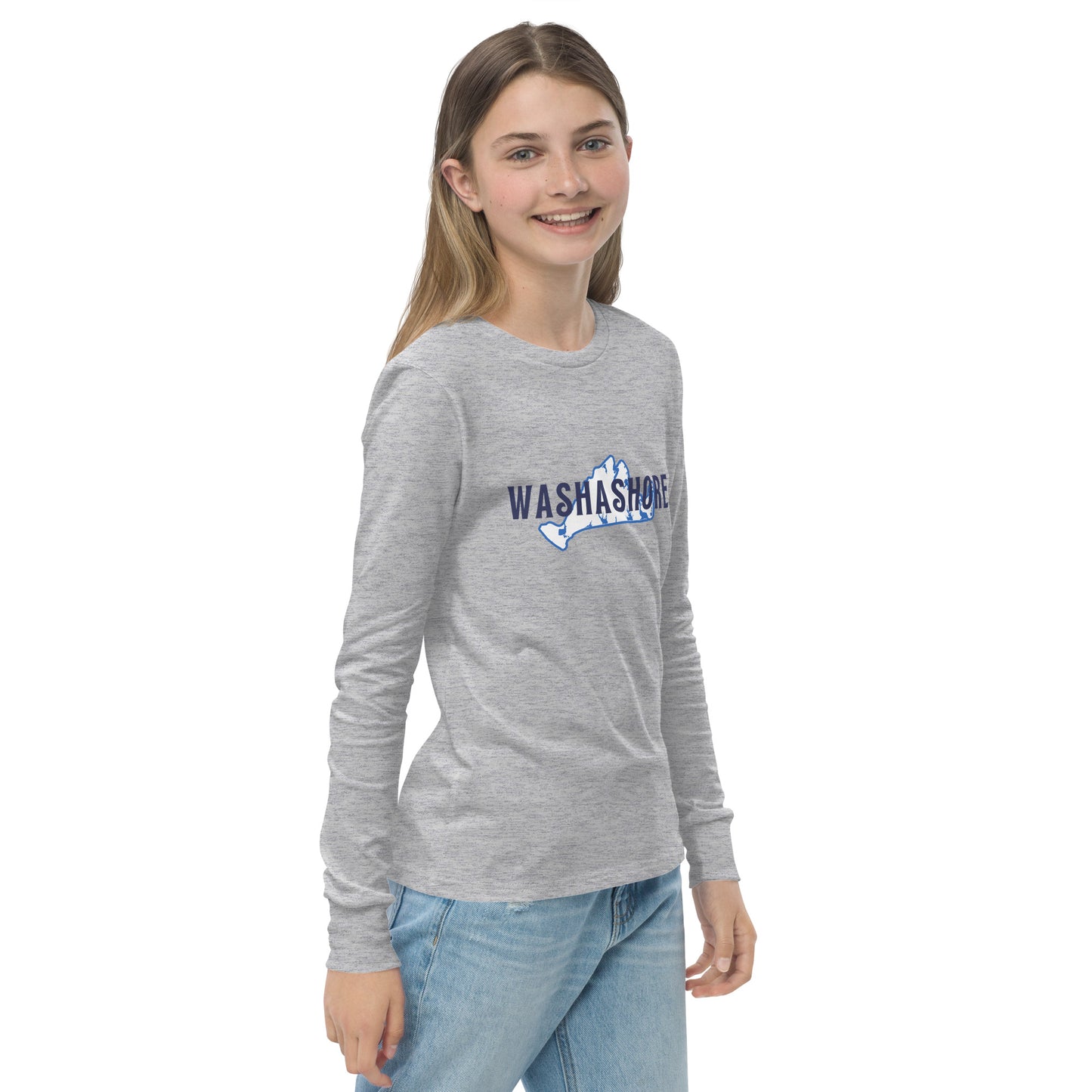 Washashore Youth long sleeve tee