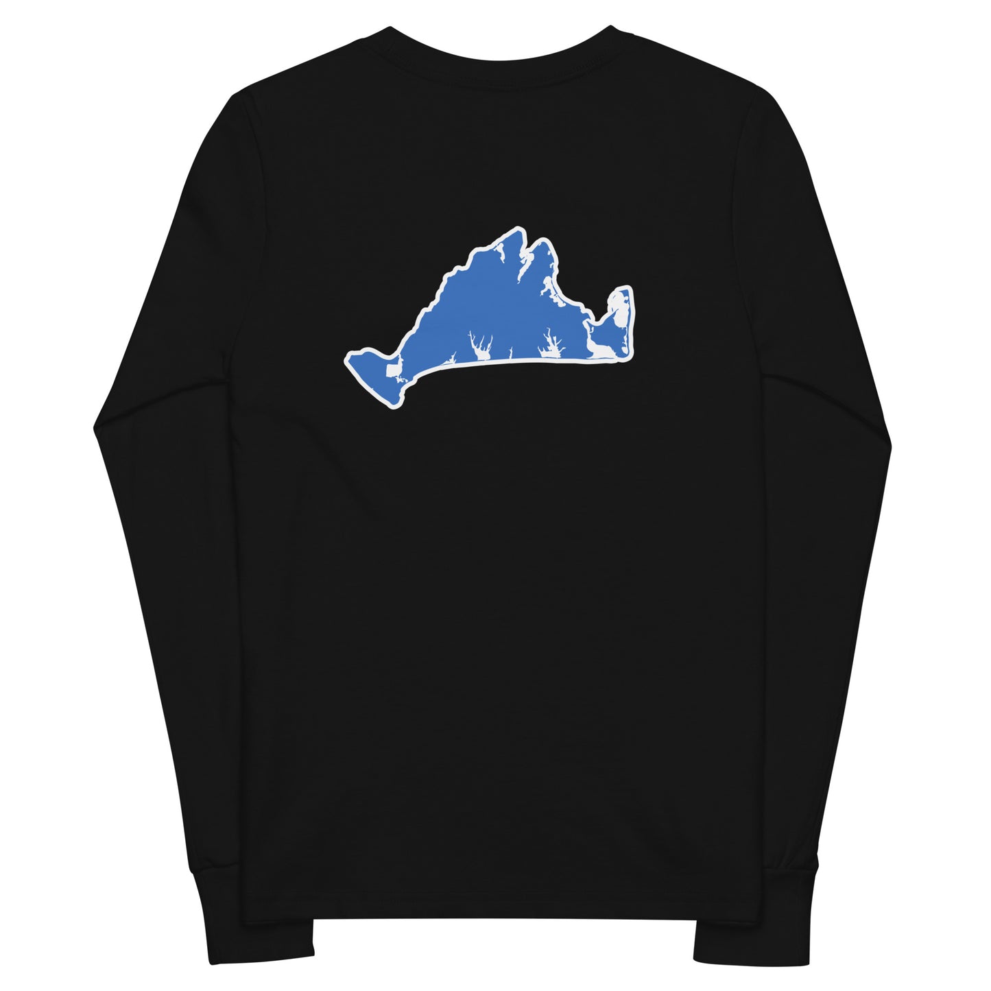 Chappaquiddick (blue) Youth long sleeve tee