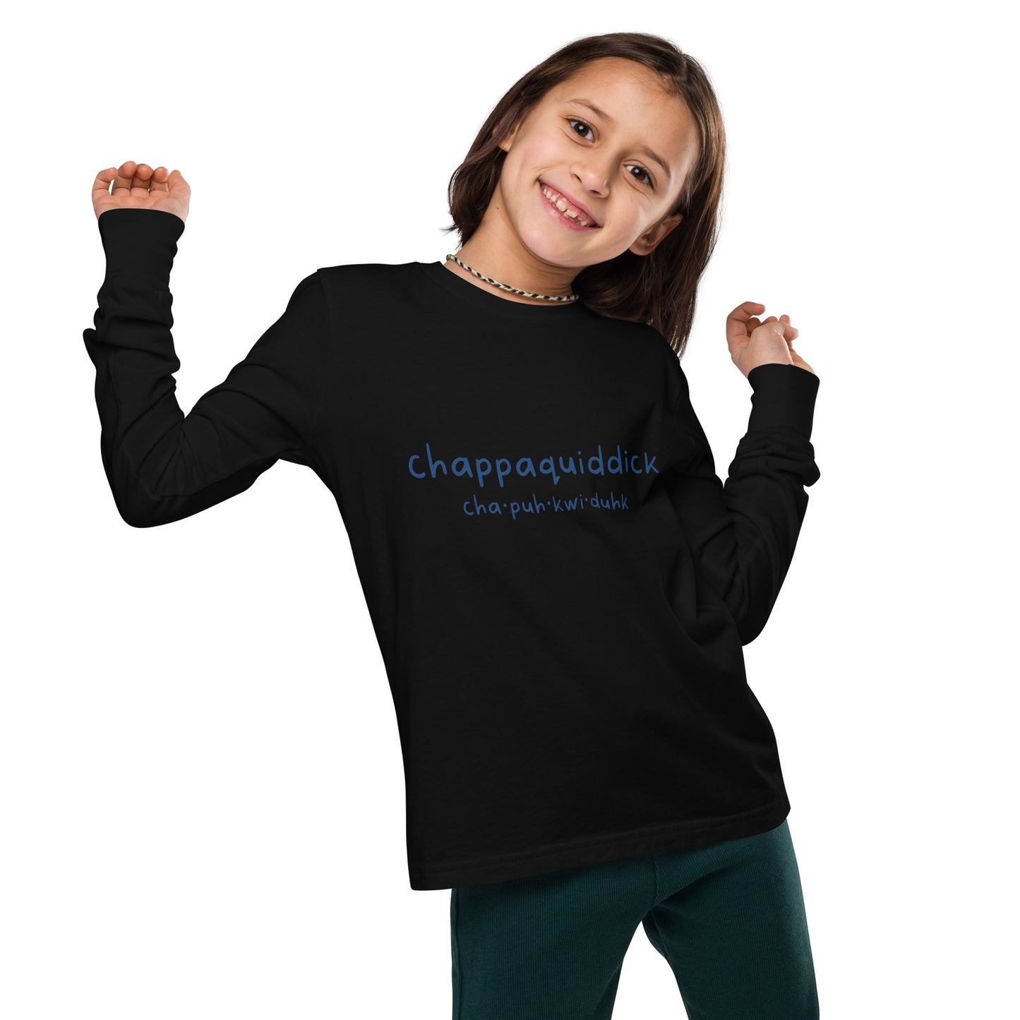 Chappaquiddick (blue) Youth long sleeve tee