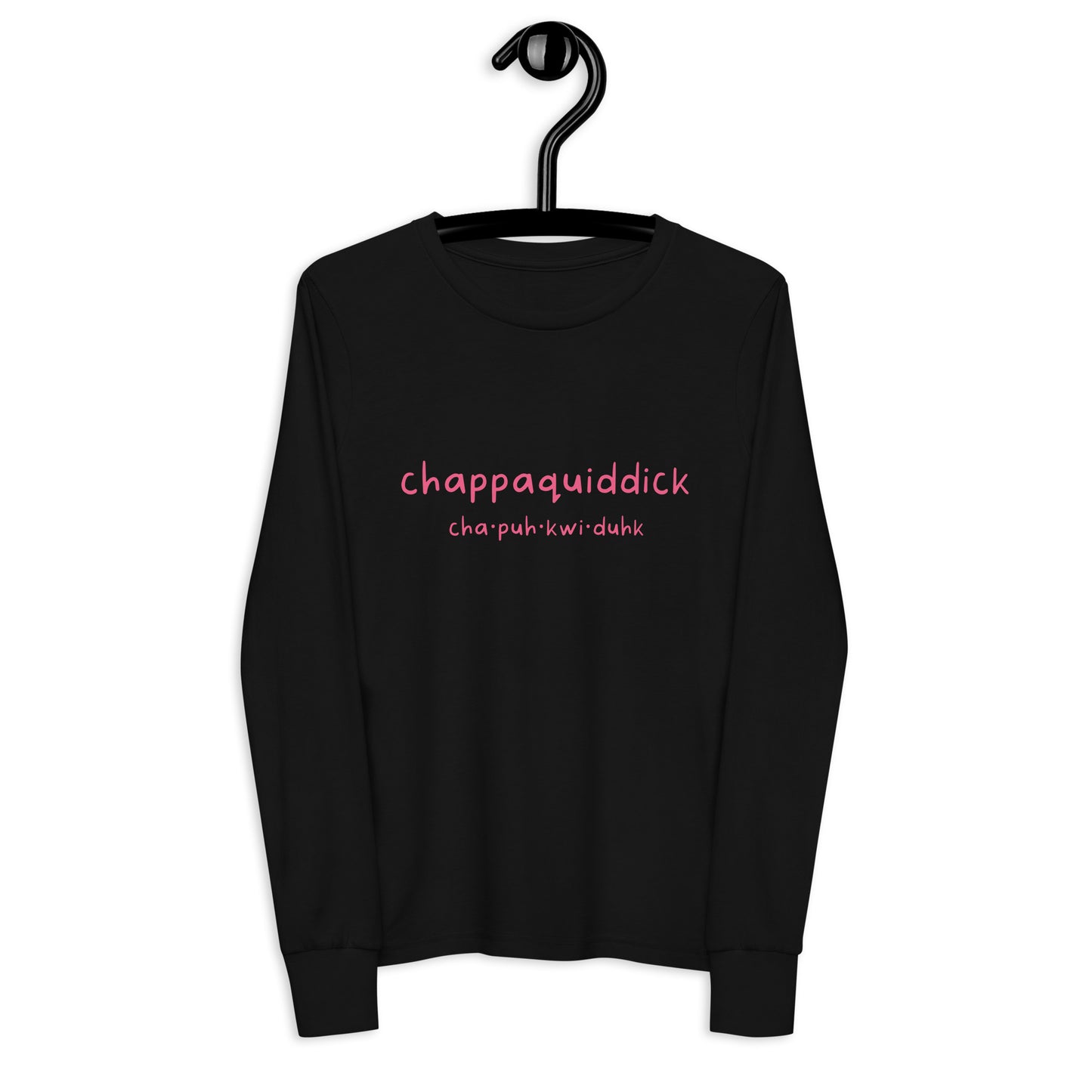 Chappaquiddick (pink) Youth long sleeve tee