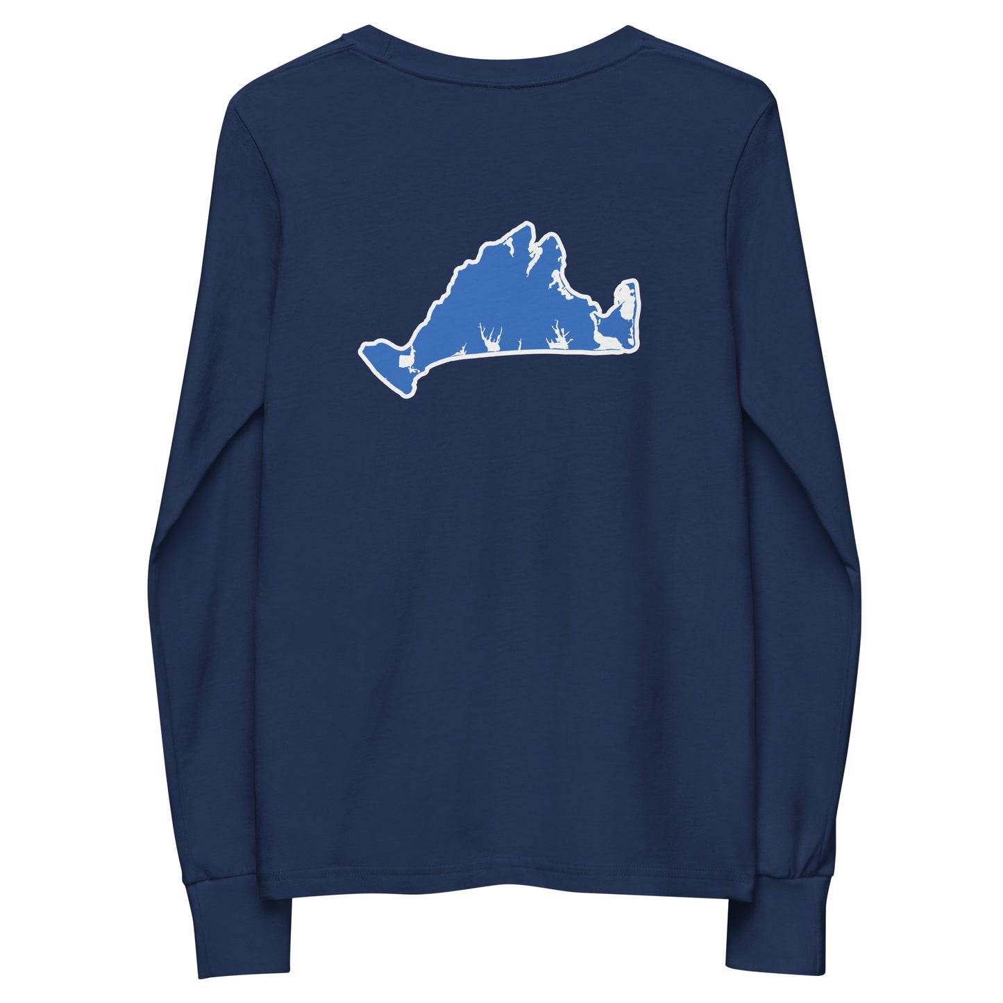 Chappaquiddick (blue) Youth long sleeve tee