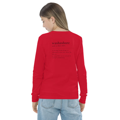 Washashore Youth long sleeve tee