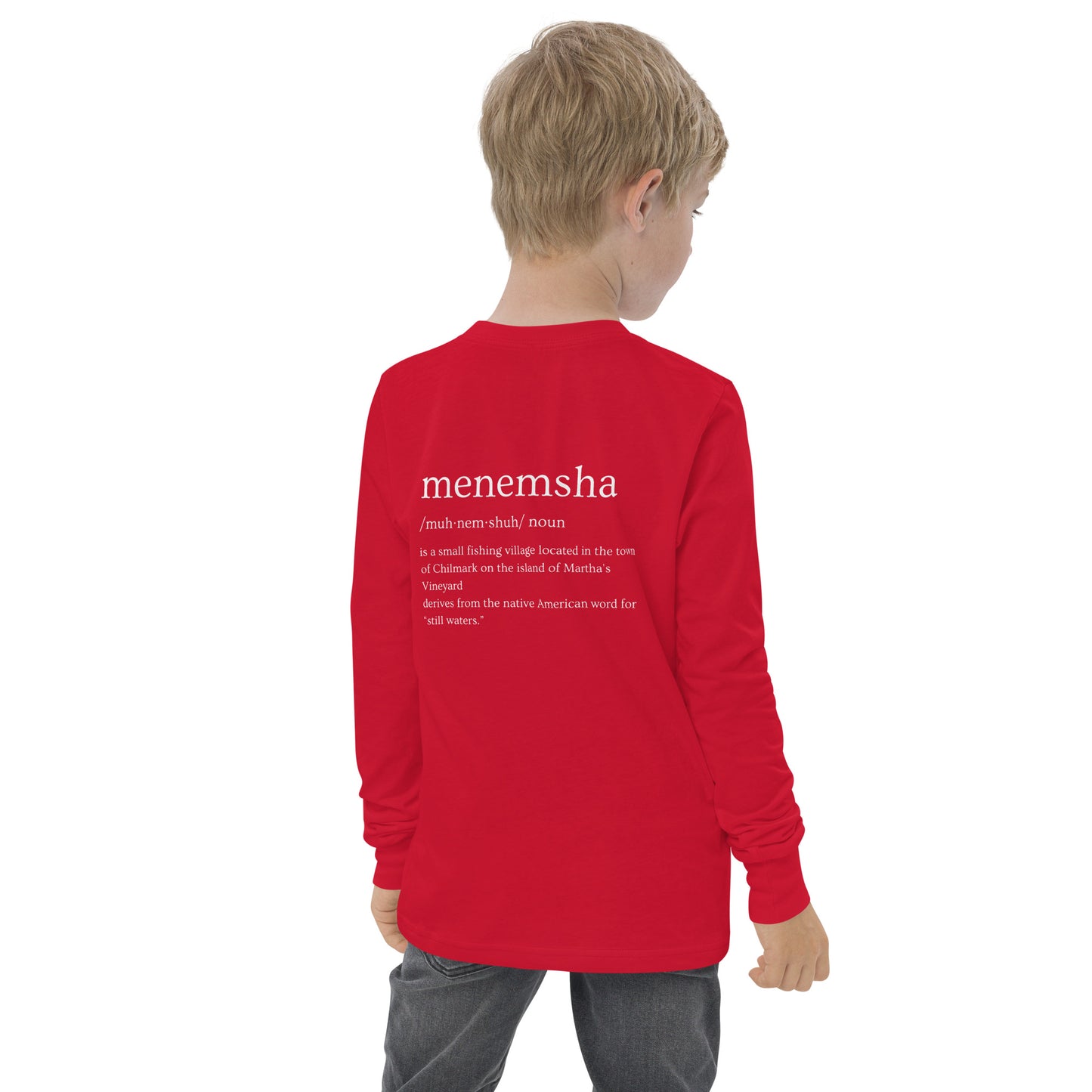 Menemsha Youth long sleeve tee