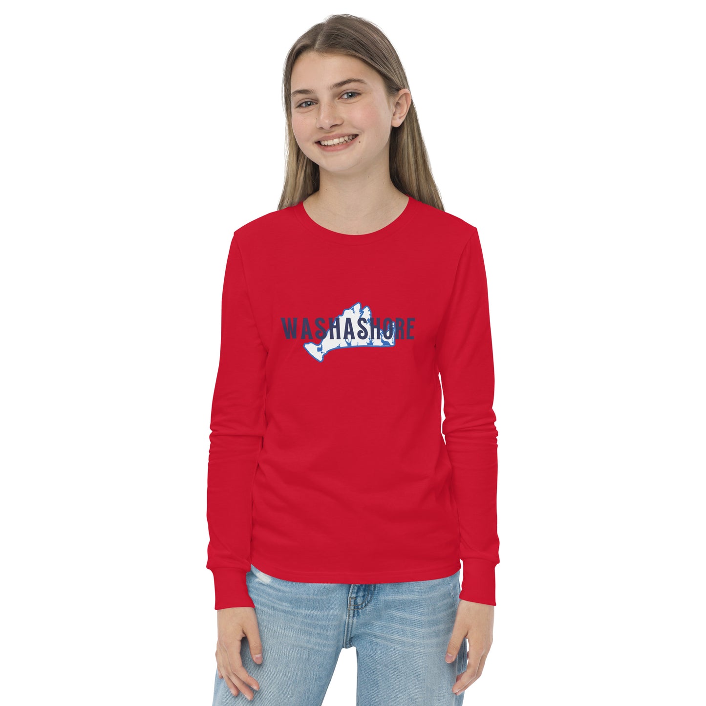 Washashore Youth long sleeve tee