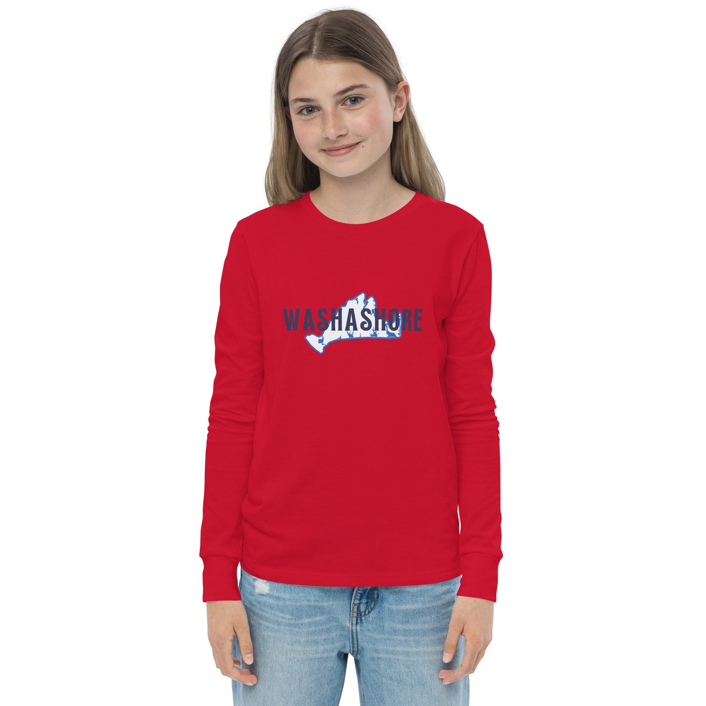 Washashore Youth long sleeve tee