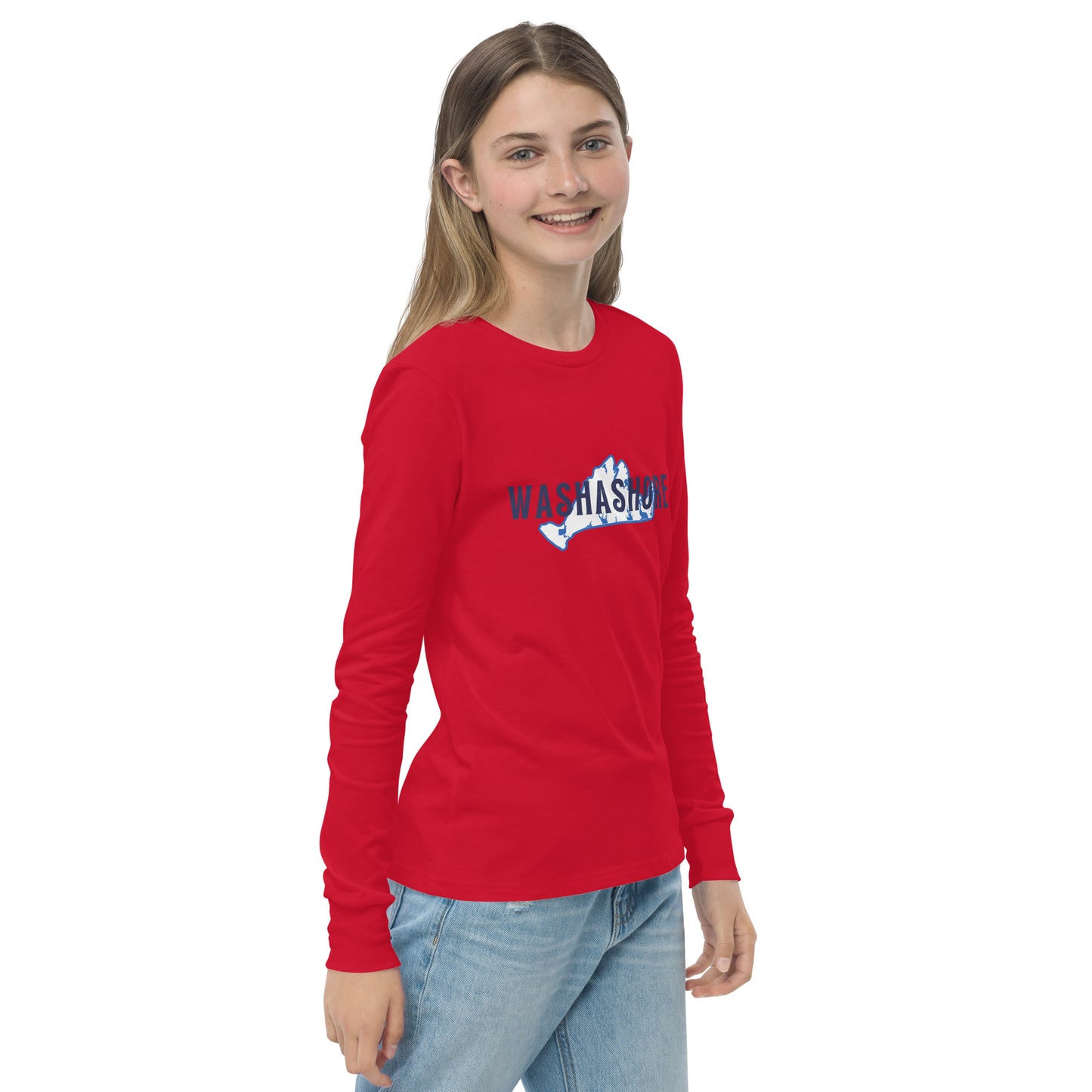 Washashore Youth long sleeve tee