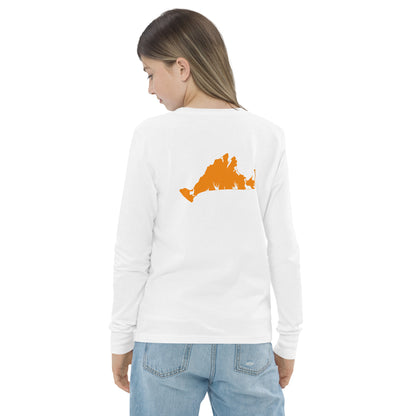 Tashmoo (orange) Youth long sleeve tee