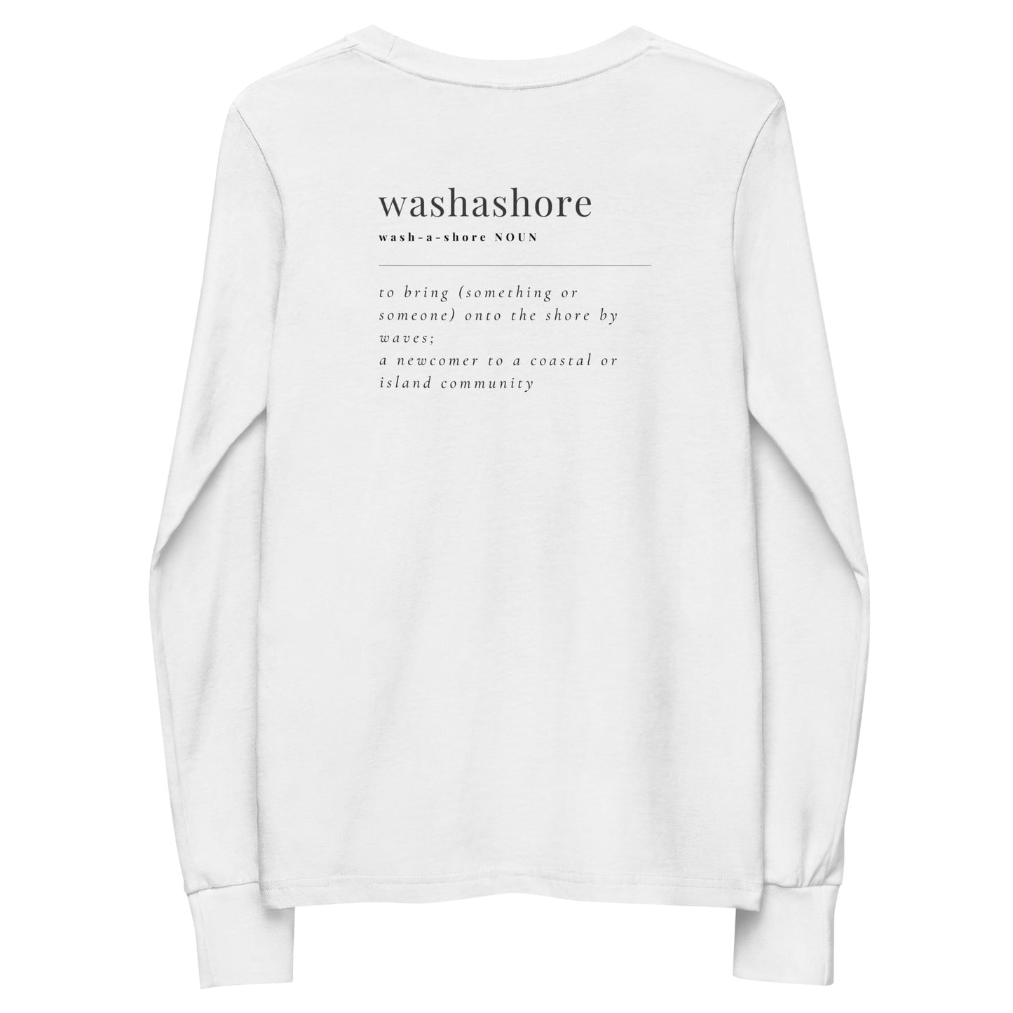 Washashore Youth long sleeve tee